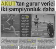 AKUT’tan Gurur Verici 2 Şampiyonluk Daha