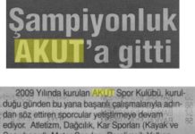 Şampiyonluk AKUT’a Gitti