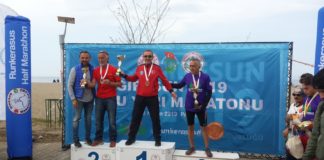Giresun’da AKUT Sporcuları Kürsüde