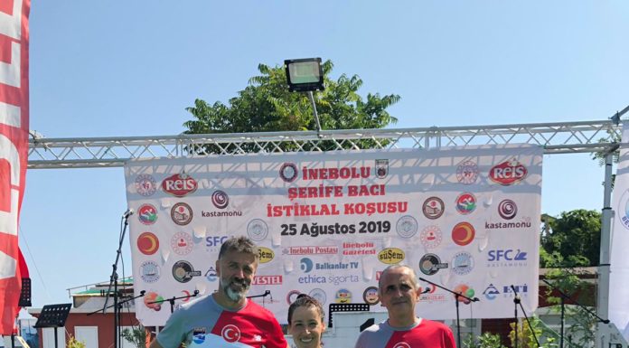 AKUT Sporcuları İnebolu Şerifebaçı İstiklal Koşusu’nda