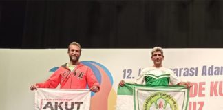 AKUT Sporcusu Hasan Sarışın Yine Kürsüde