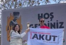 AKUT Sporcusu Ata’ya Saygı Koşusunda İbrahim Çöp Yine Kürsüde