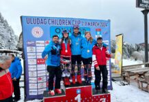 “Fis Alpine Children Cup” da AKUT Spor Kulübü Sporcuları Kürsüde
